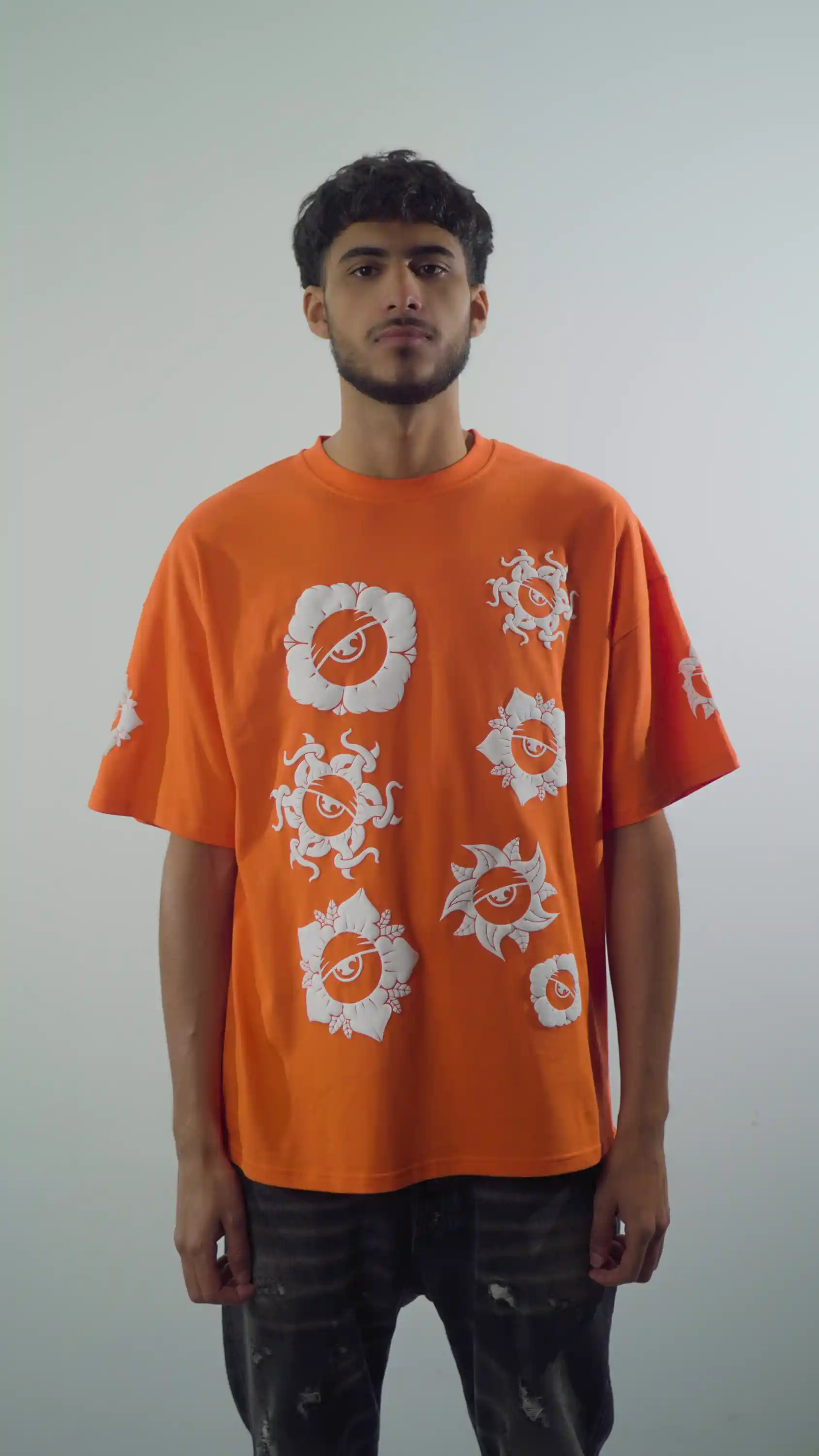 Maglietta Oversize Fiori