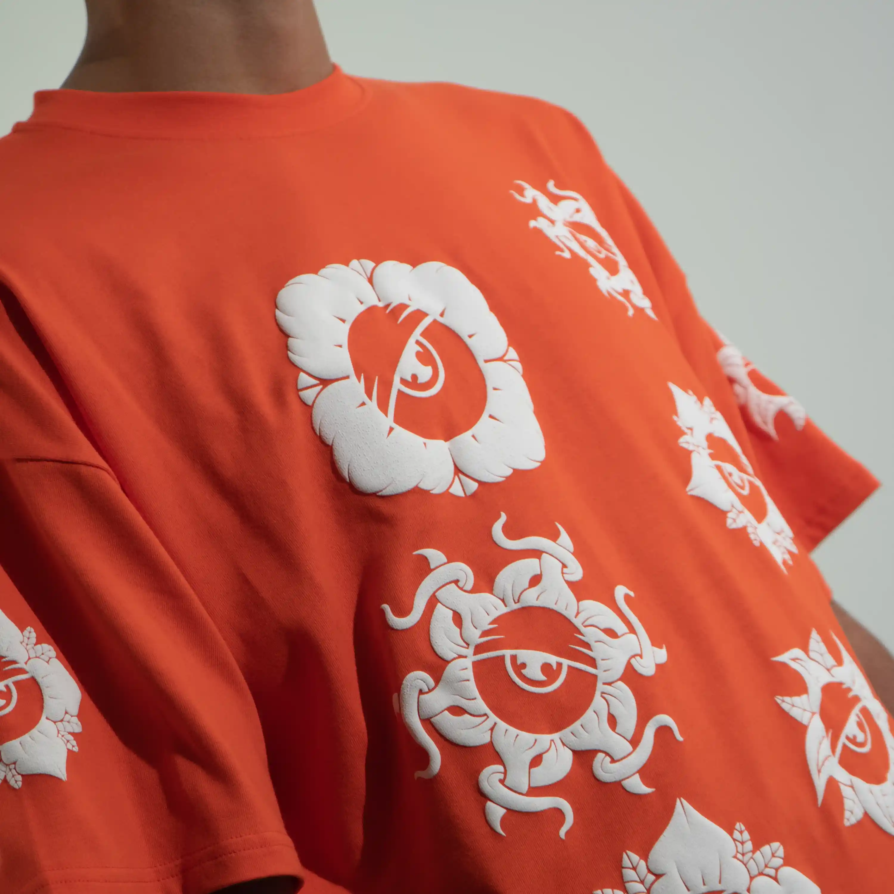 Maglietta Oversize Fiori - Thumbnail