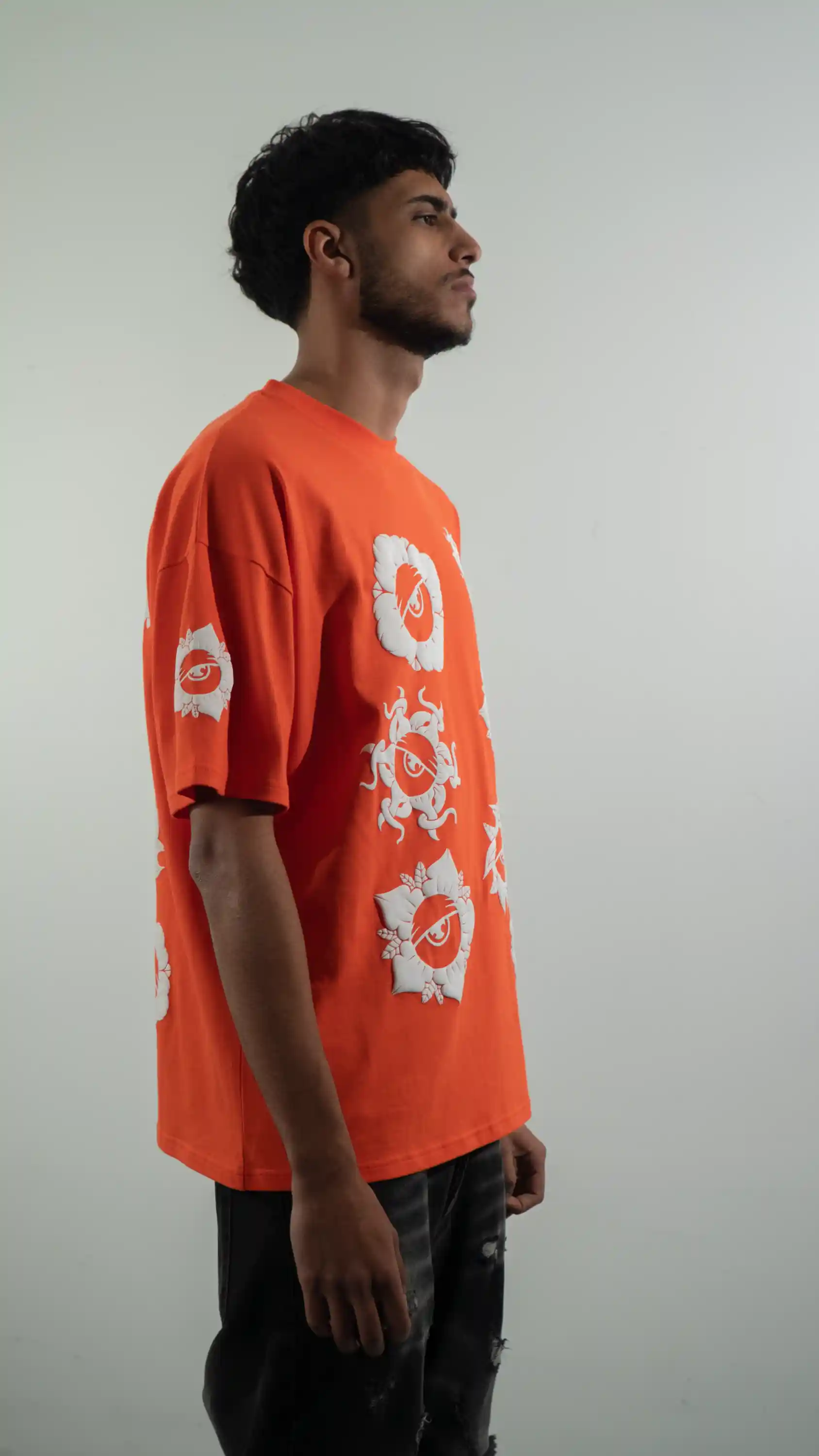 Maglietta Oversize Fiori - Thumbnail