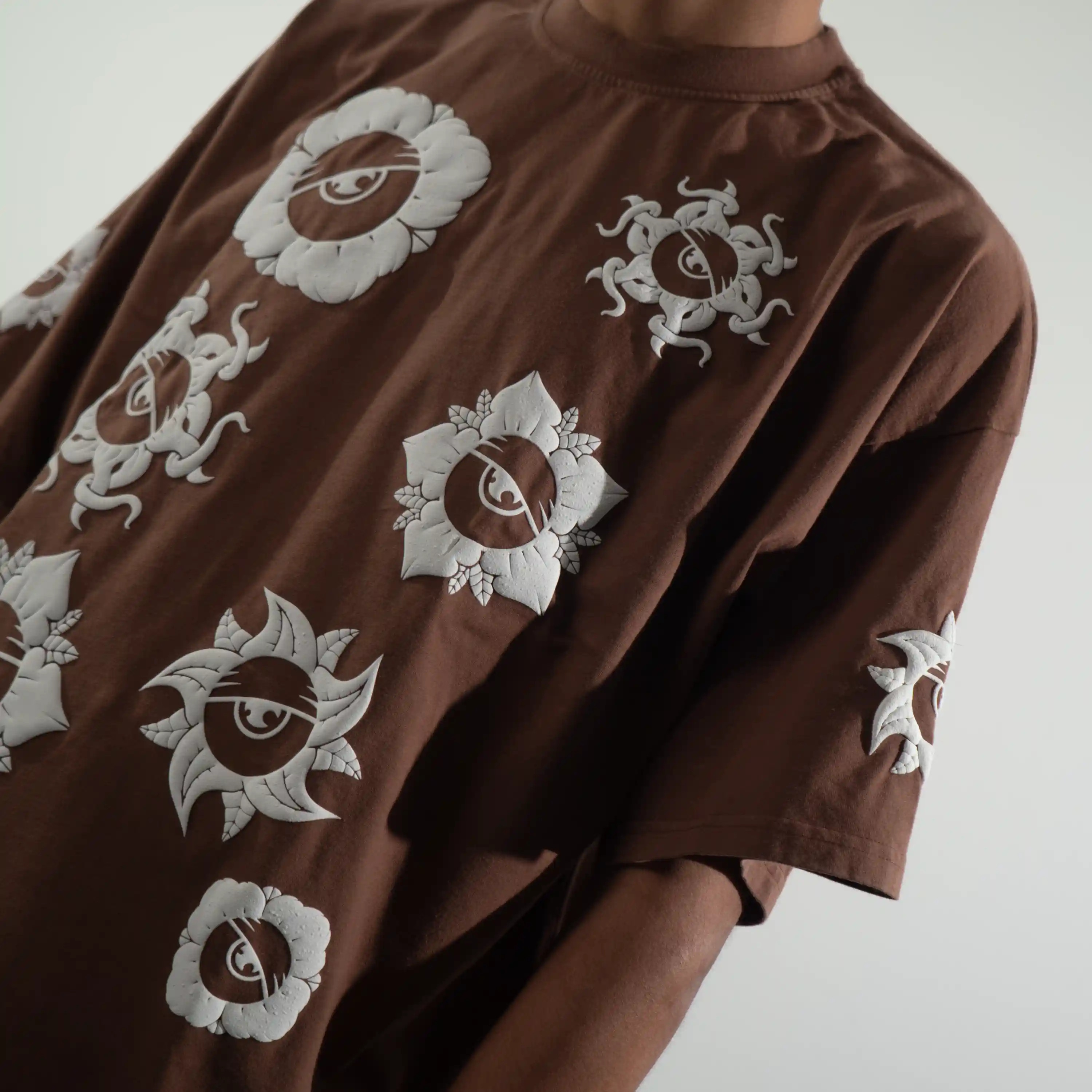 Maglietta Oversize Fiori - Thumbnail