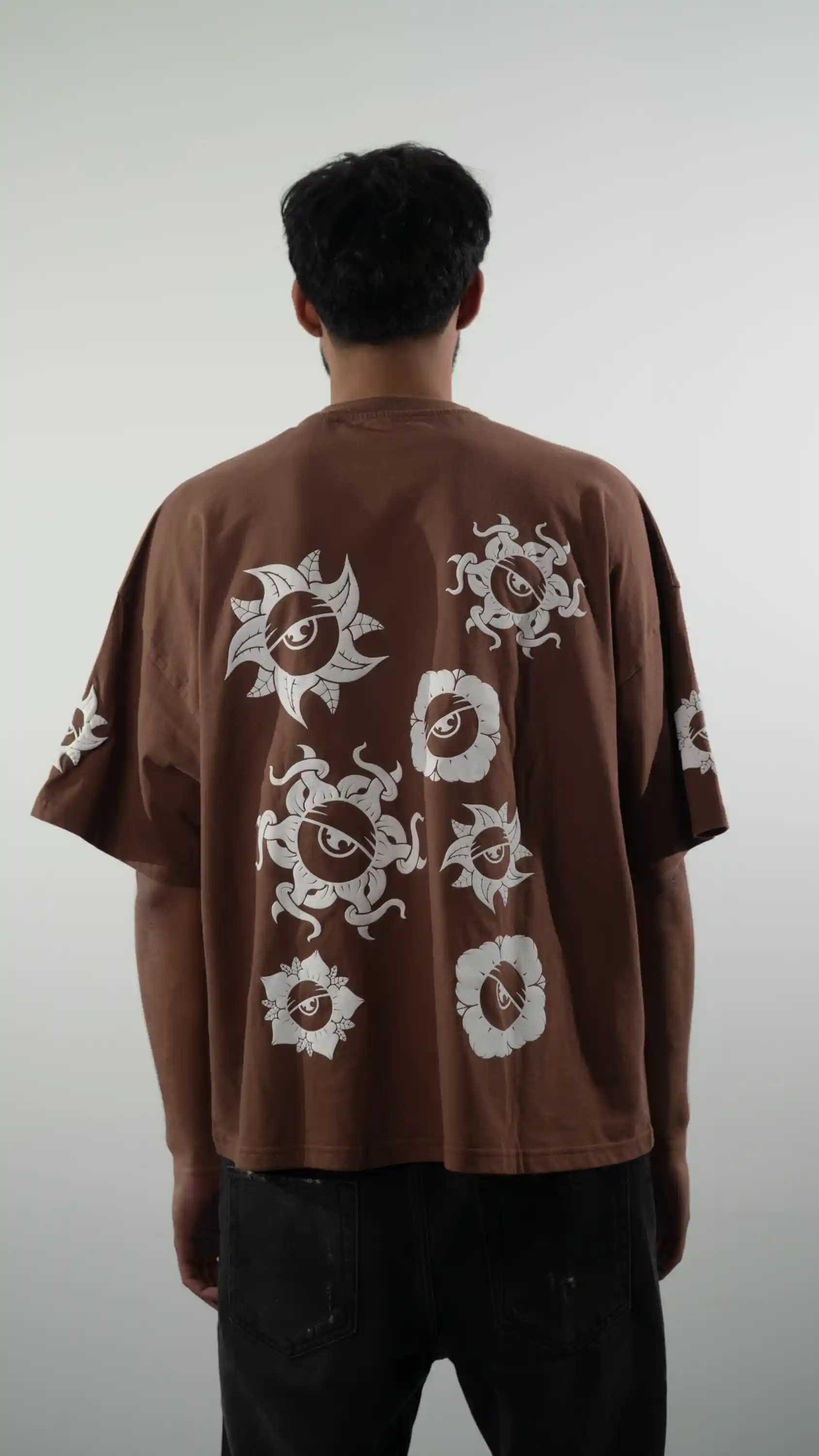 Maglietta Oversize Fiori - Thumbnail