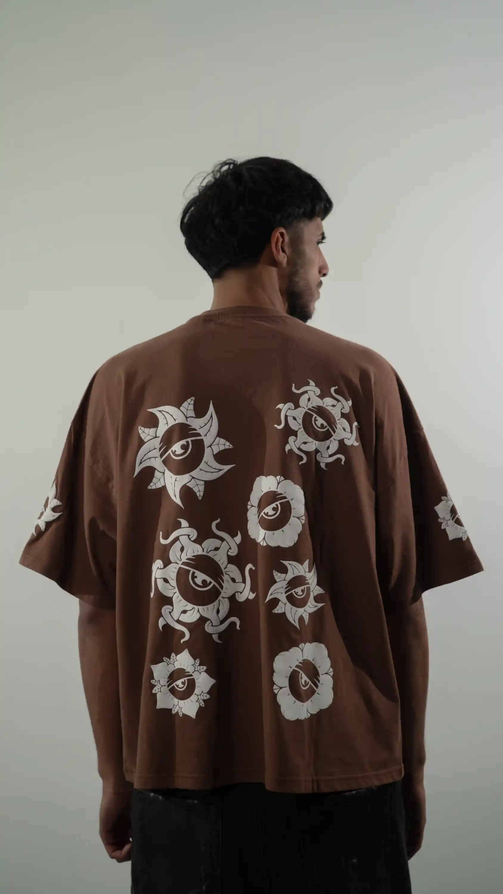 Maglietta Oversize Fiori - Thumbnail