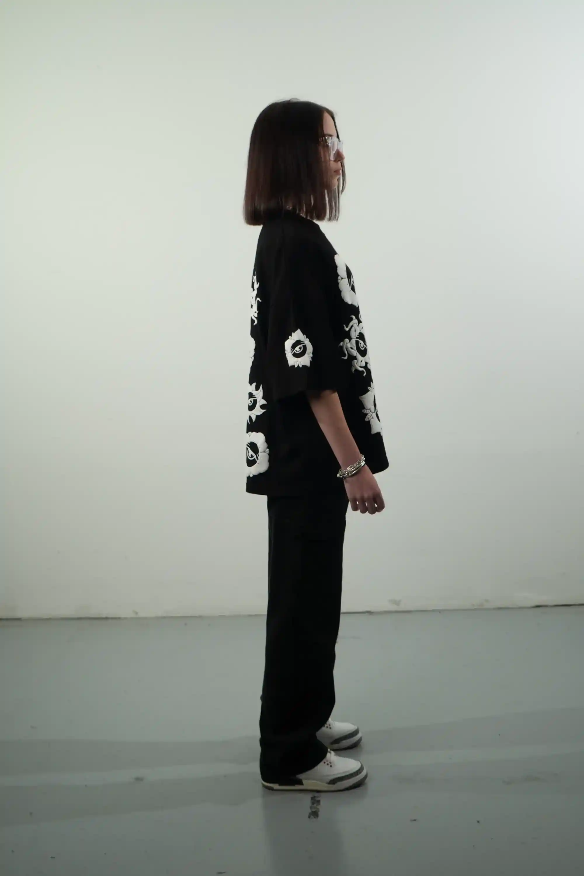 Maglietta Oversize Fiori - Thumbnail