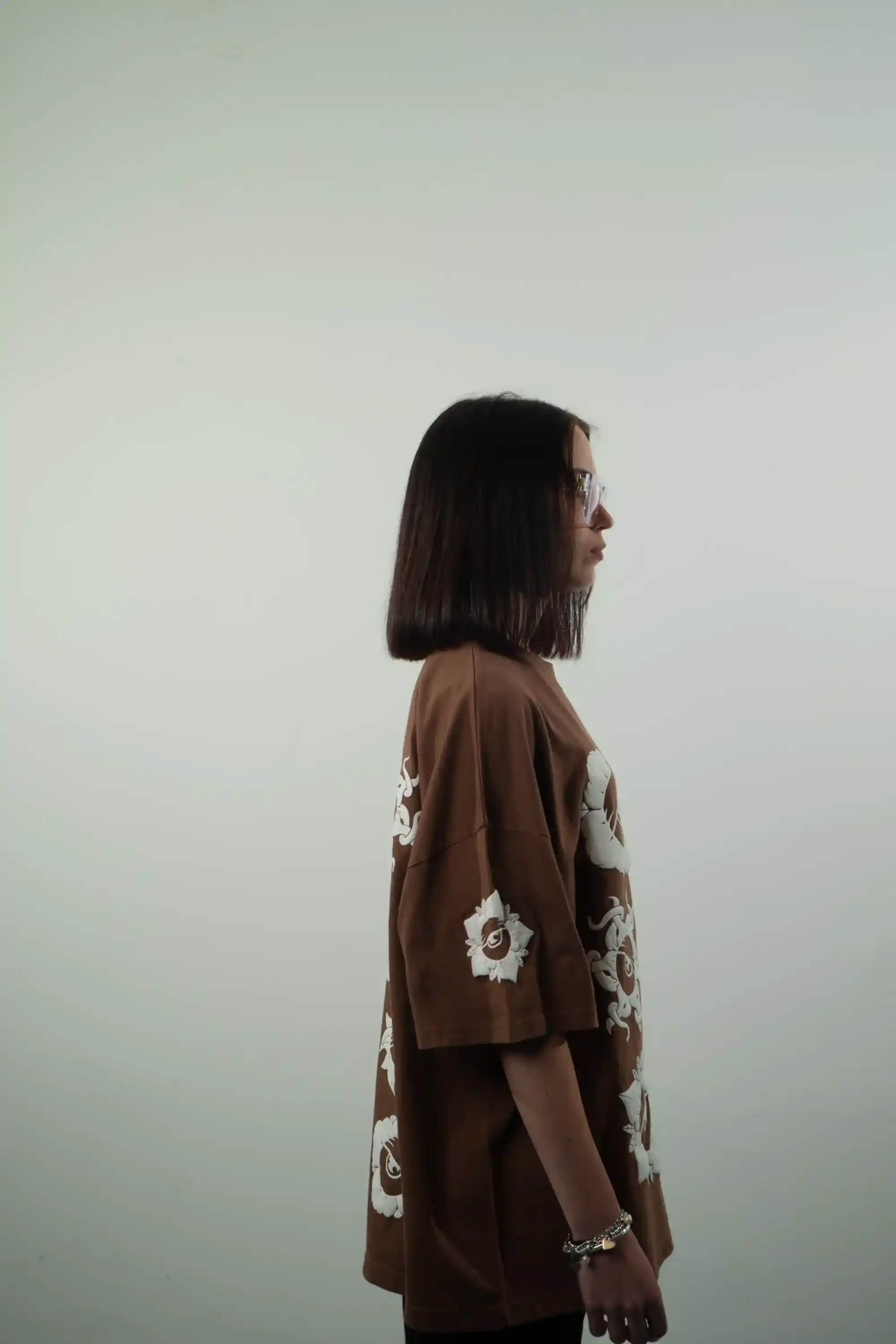 Maglietta Oversize Fiori - Thumbnail