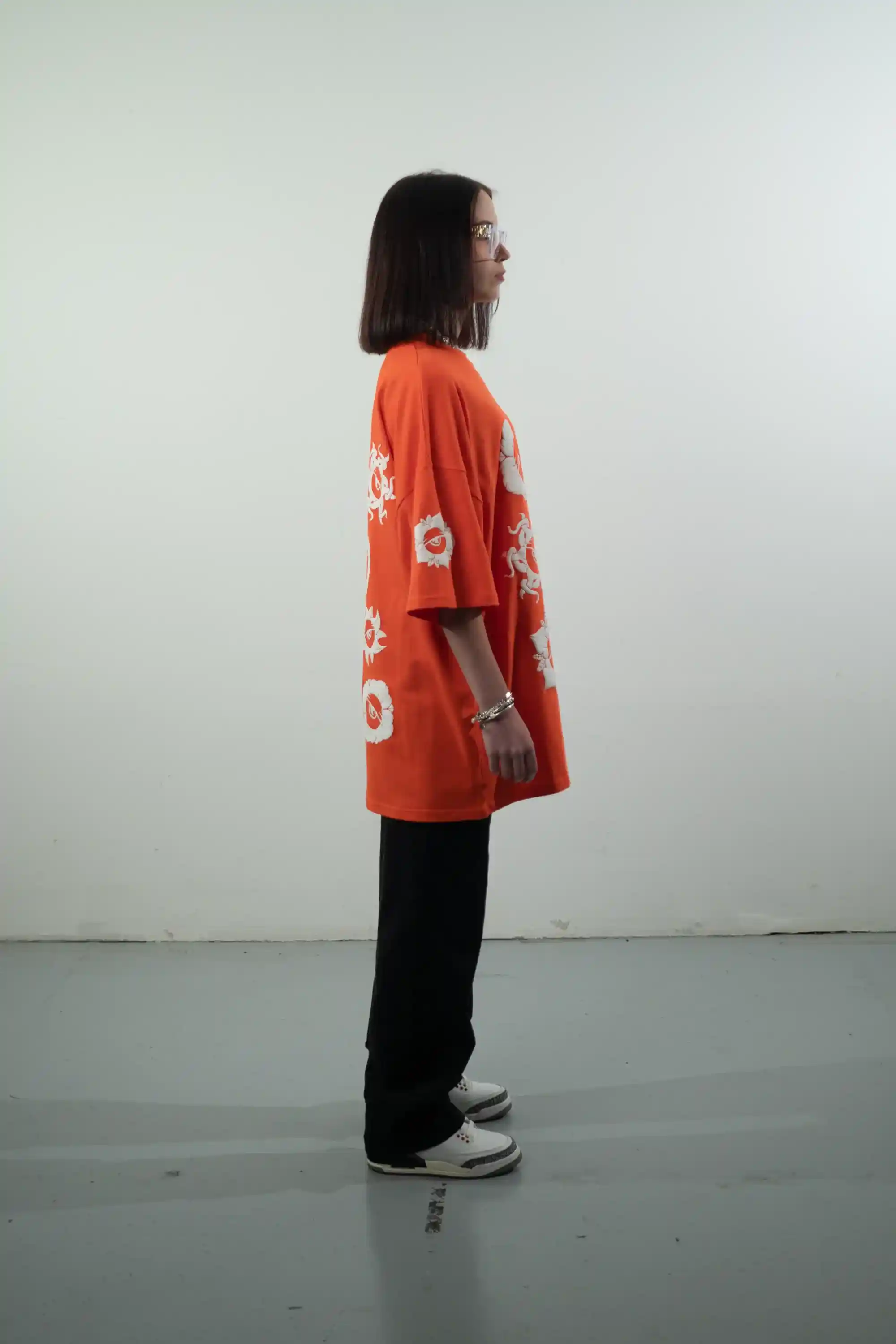 Maglietta Oversize Fiori - Thumbnail